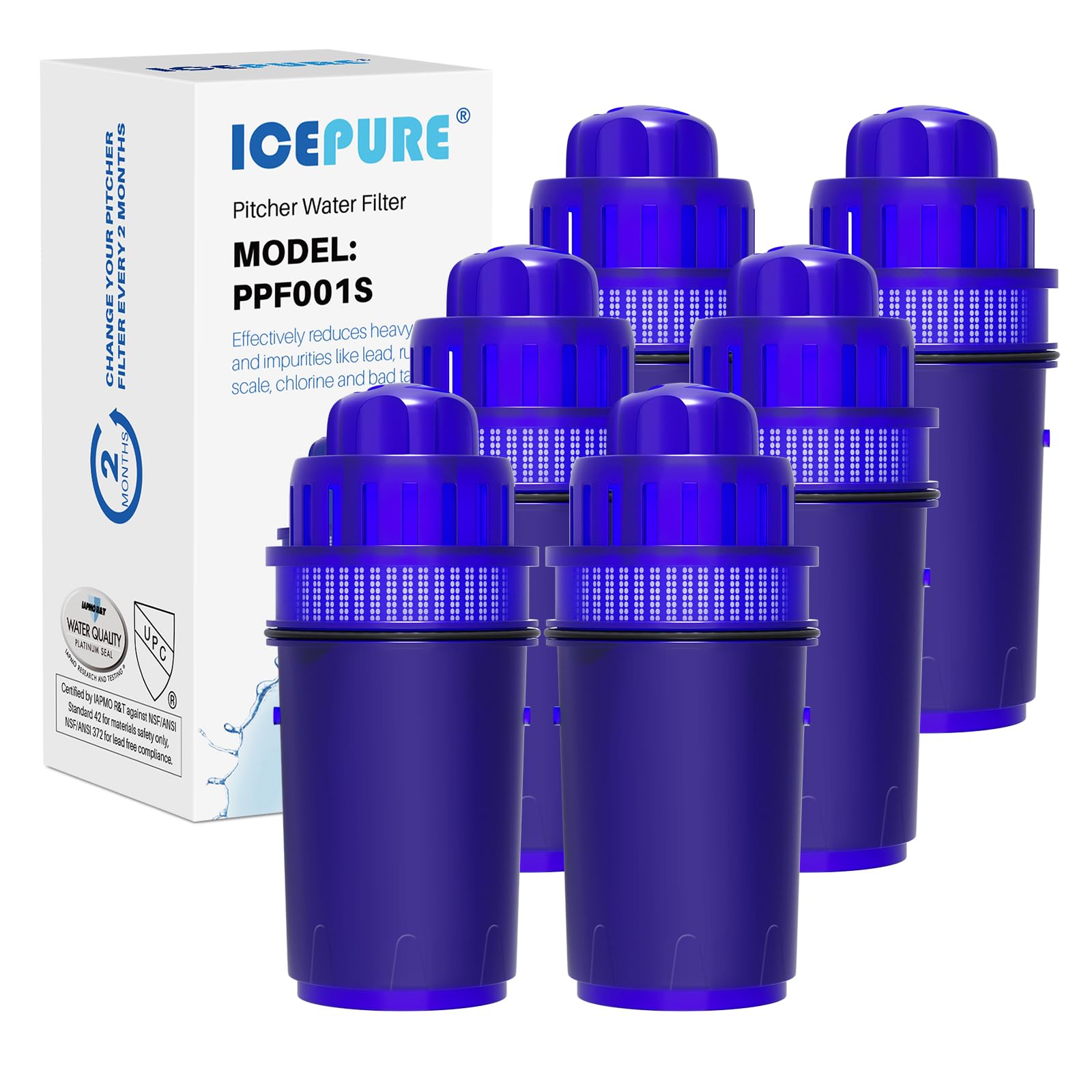 Amazon.com: ICEPURE Pitcher Water Filter, Compatible with All PUR